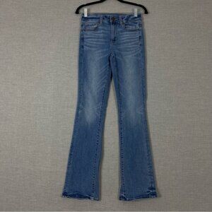 American Eagle Hi-Rise Skinny Kick Jeans Sz 4 Next Level Stretch